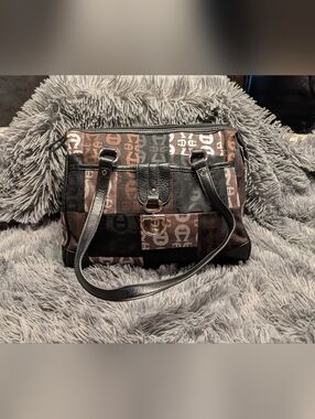Vintage Patchwork Monogram Tote by 
Etienne Aigner